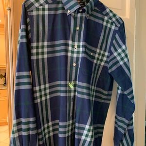 Men's "M" Vineyard Vines Blue flannel shirt